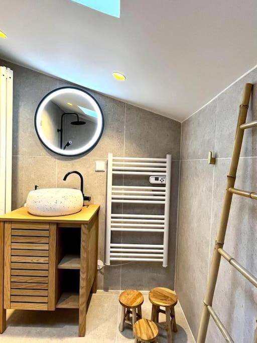 昂蒂布Bella Casa - New Full House For 3 W Ac, Wi-Fi & Terrasses公寓 外观 照片